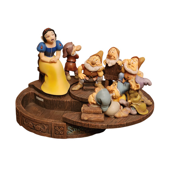 Disney Markrita Snow White Seven Dwarfs Decor Trinket Box Apple Pin Jewelry Box - Picture 8 of 16